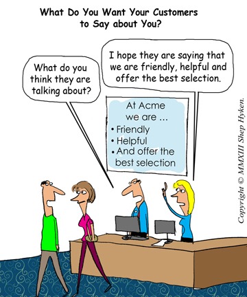 What is meant by customer service?